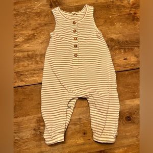 Quincy Mae striped sleeveless romper